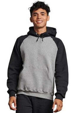 Russell Athletic 693HBM - Adult Dri-Power® Colorblock Hooded Sweatshirt