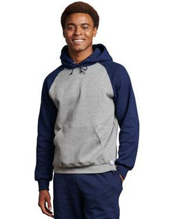Russell Athletic 693HBM - Adult Dri-Power® Colorblock Hooded Sweatshirt