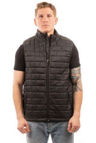 Burnside 8703BU - Adult Box Quilted Puffer Vest