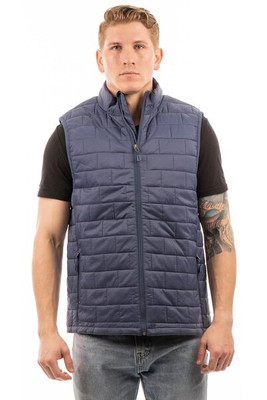 Burnside 8703BU - Adult Box Quilted Puffer Vest