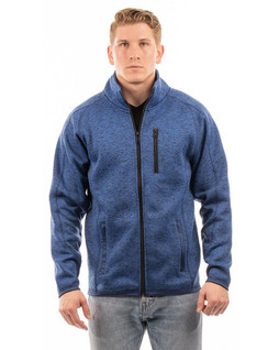 Burnside B3901 - Mens Sweater Knit Jacket