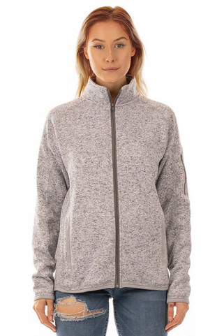 Burnside B5901 - Ladies Sweater Knit Jacket
