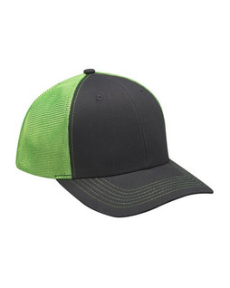 Adams PR102 - Brushed Cotton/Soft Mesh Trucker Cap