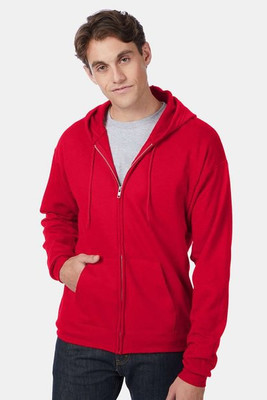 Hanes P180 - Adult 7.8 oz. EcoSmart® 50/50 Full-Zip Hooded Sweatshirt