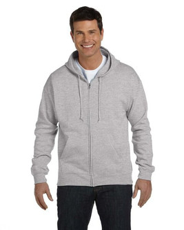 Hanes P180 - Adult 7.8 oz. EcoSmart® 50/50 Full-Zip Hooded Sweatshirt