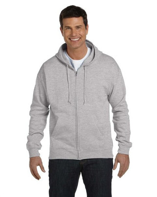 Hanes P180 - Adult 7.8 oz. EcoSmart® 50/50 Full-Zip Hooded Sweatshirt