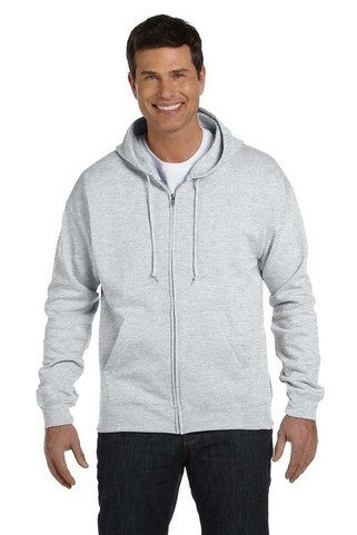 Hanes P180 - Adult 7.8 oz. EcoSmart® 50/50 Full-Zip Hooded Sweatshirt