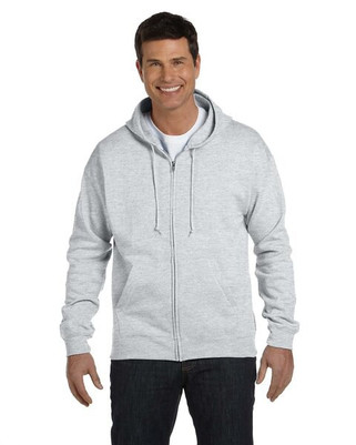 Hanes P180 - Adult 7.8 oz. EcoSmart® 50/50 Full-Zip Hooded Sweatshirt