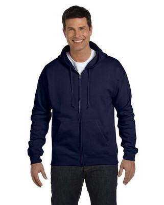 Hanes P180 - Adult 7.8 oz. EcoSmart® 50/50 Full-Zip Hooded Sweatshirt