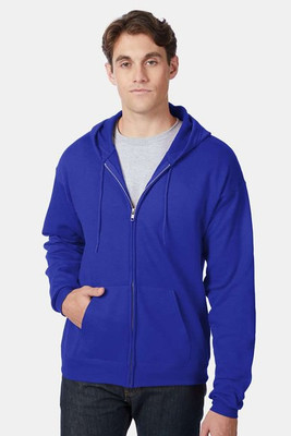 Hanes P180 - Adult 7.8 oz. EcoSmart® 50/50 Full-Zip Hooded Sweatshirt