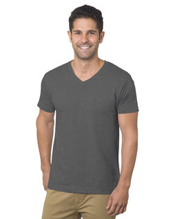 Bayside BA5025 - Unisex 4.2 oz., Fine Jersey V-Neck T-Shirt