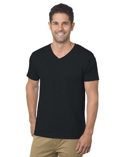 Bayside BA5025 - Unisex 4.2 oz., Fine Jersey V-Neck T-Shirt