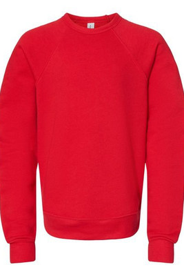 Bella+Canvas 3901Y - Youth Sponge Fleece Raglan Sweatshirt