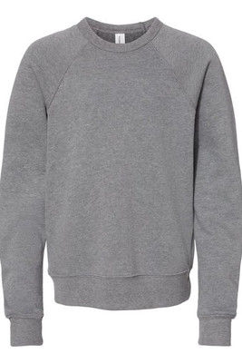 Bella+Canvas 3901Y - Youth Sponge Fleece Raglan Sweatshirt