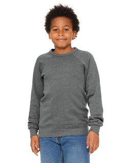 Bella+Canvas 3901Y - Youth Sponge Fleece Raglan Sweatshirt