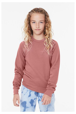Bella+Canvas 3901Y - Youth Sponge Fleece Raglan Sweatshirt