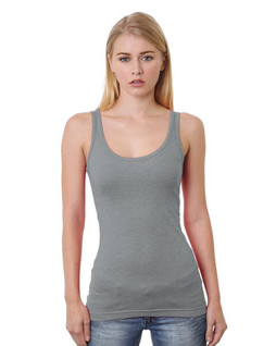 Bayside BA3410 - Juniors 4.2 oz., Fine Jersey Tank Top