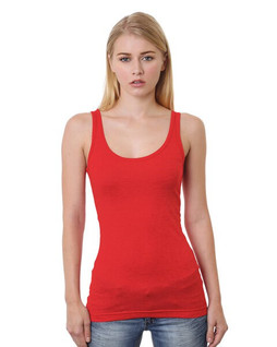 Bayside BA3410 - Juniors 4.2 oz., Fine Jersey Tank Top