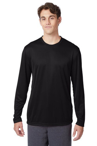 Hanes 482L - Hanes FreshIQ UV Protection Long-Sleeve Performance Tee