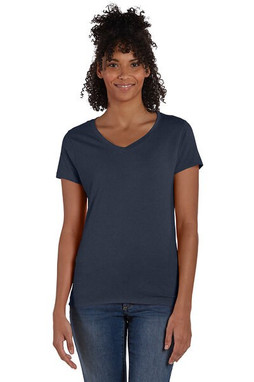 Hanes 42VT - Ladies Perfect-T Triblend V-Neck T-shirt