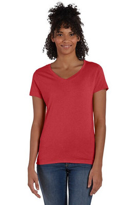 Hanes 42VT - Ladies Perfect-T Triblend V-Neck T-shirt