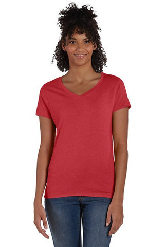 Hanes 42VT - Ladies Perfect-T Triblend V-Neck T-shirt