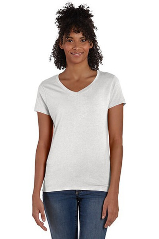 Hanes 42VT - Ladies Perfect-T Triblend V-Neck T-shirt