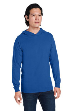 Fruit of the Loom 4930LSH - Mens HD Cotton Jersey Hooded T-Shirt