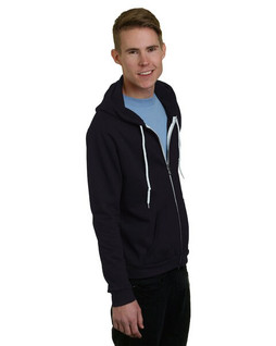 Bayside BA875 - Unisex 7 oz., 50/50 Full-Zip Fashion Hooded Sweatshirt