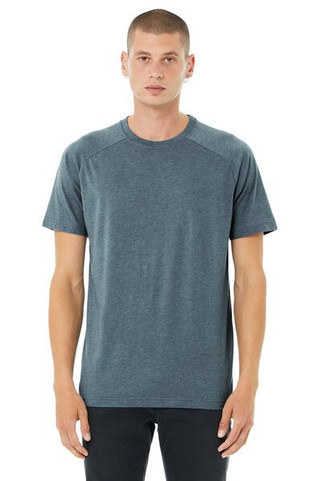 Bella+Canvas 3201 - Mens Heather CVC Raglan T-Shirt