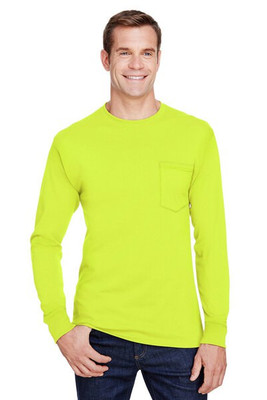 Hanes W120 - Adult Workwear Long-Sleeve Pocket T-Shirt