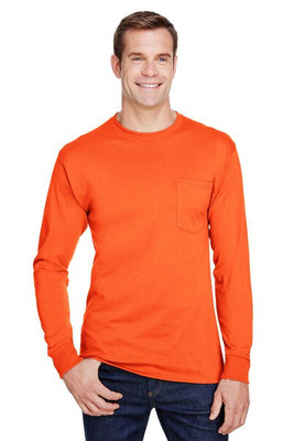 Hanes W120 - Adult Workwear Long-Sleeve Pocket T-Shirt
