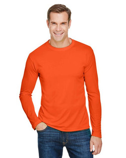 Bayside BA5360 - USA-Made Unisex Performance Polyester Long-Sleeve Tee