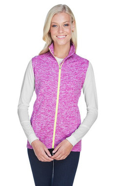 J. America JA8625 - Ladies Lasic Cosmic Fleece Vest