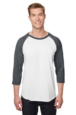 Jerzees 560RR - Unisex Premium Blend Ring-Spun 3/4 Sleeve Raglan T-Shirt