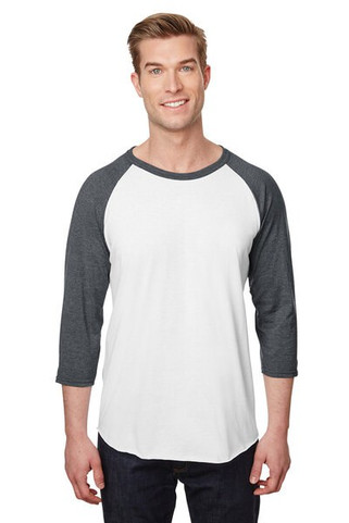 Jerzees 560RR - Unisex Premium Blend Ring-Spun 3/4 Sleeve Raglan T-Shirt