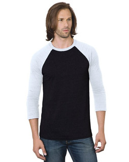 Bayside BA9525 - Unisex 3/4 Sleeve Raglan T-Shirt