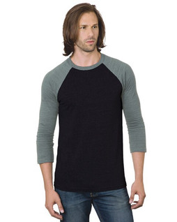 Bayside BA9525 - Unisex 3/4 Sleeve Raglan T-Shirt