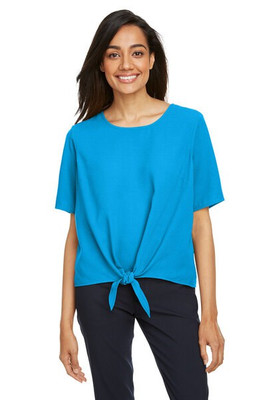 Devon & Jones DP617W - Ladies Perfect Fit Tie-Front Blouse