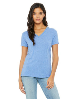 Bella+Canvas 6415 - Ladies Relaxed Triblend V-Neck T-Shirt
