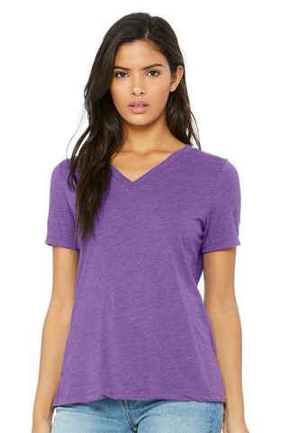 Bella+Canvas 6415 - Ladies Relaxed Triblend V-Neck T-Shirt