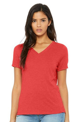 Bella+Canvas 6415 - Ladies Relaxed Triblend V-Neck T-Shirt