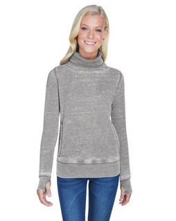 J. America JA8930 - Ladies Zen Fleece Cowl Neck