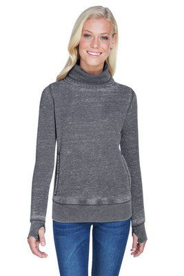 J. America JA8930 - Ladies Zen Fleece Cowl Neck