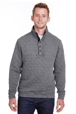 J. America JA8890 - Adult Quilted Snap Pullover