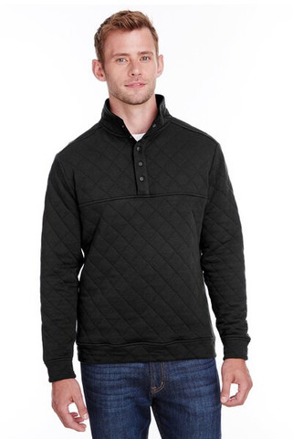 J. America JA8890 - Adult Quilted Snap Pullover