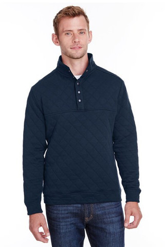 J. America JA8890 - Adult Quilted Snap Pullover