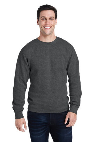 J. America 8870JA - Adult Triblend Crewneck Sweatshirt
