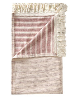 J. America 8691JA - Cozy Striped French Terry Travel Blanket