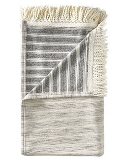 J. America 8691JA - Cozy Striped French Terry Travel Blanket